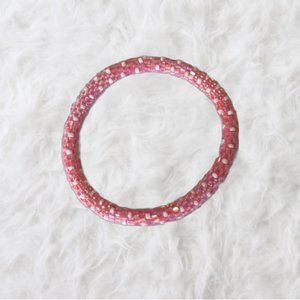 Pink and White Bracelet